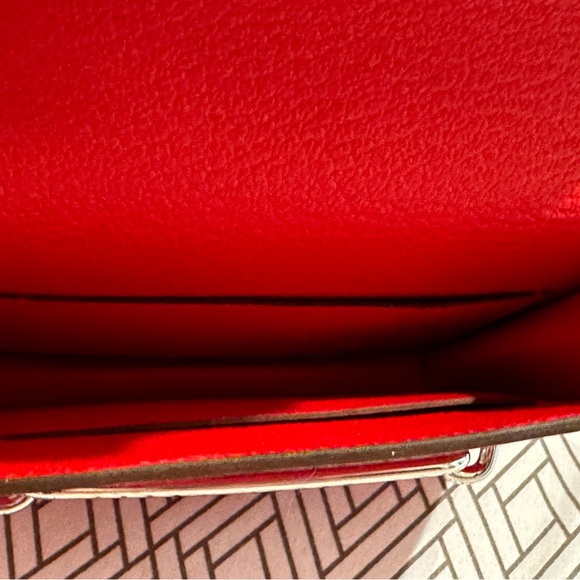 Authentic Hermes Roulis Slim Compact Chèvre Mysore palladium hardware - Picture 10 of 15